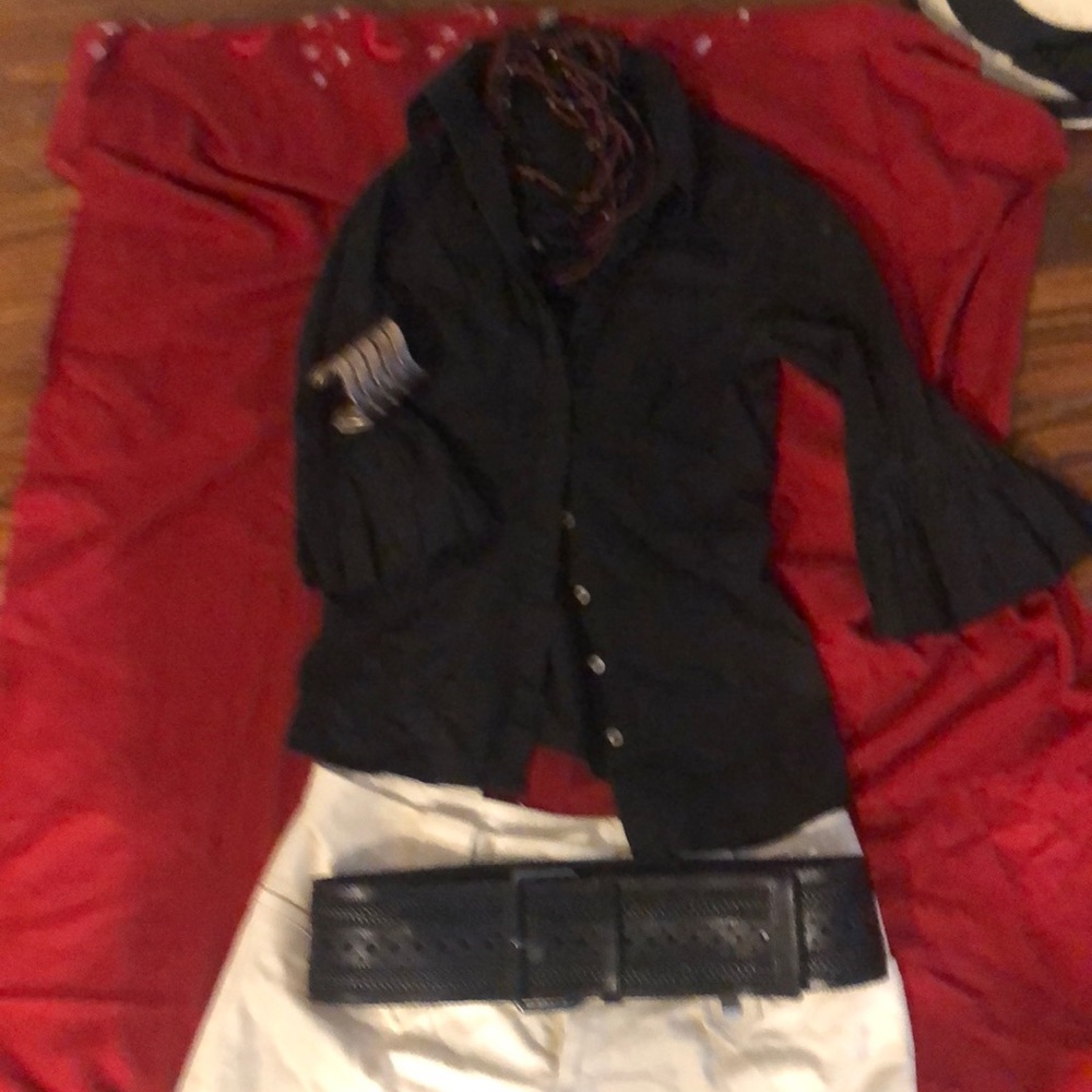 AZIZ Business Unusual Black Shirt